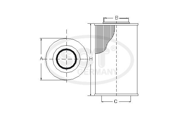 SCT GERMANY Polttoainesuodatin SC 7043 P